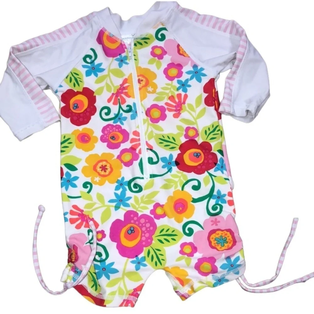 SnapperRock New Zealand 0-6 months floral swim